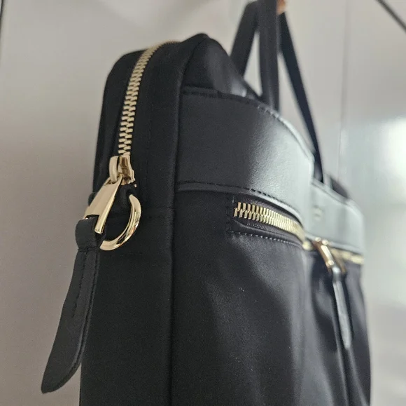 Knomo 14" Black Nylon Laptop Bag - Picture 3 of 10